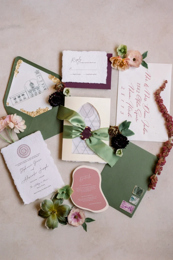 Wedding invitation package
